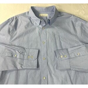 Everlane Oxford Shirt Men's Large Blue 100% Cotton Dress Shirt Button Down Front